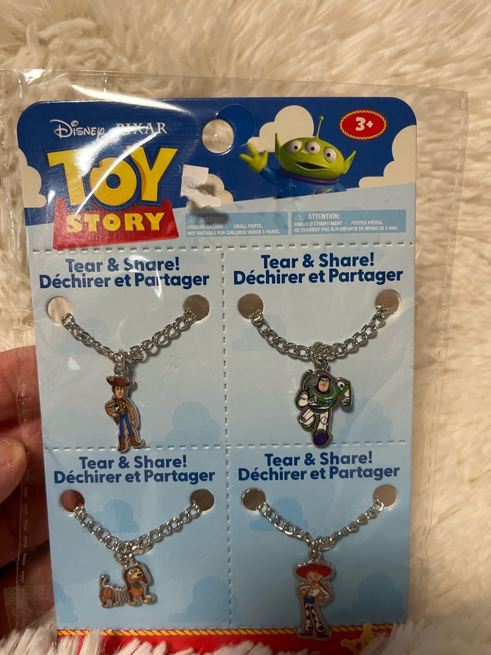 Disney Pixar Toy Story 4 piece necklace set-NEW